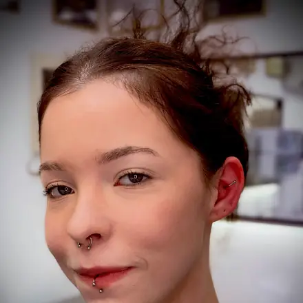 Conch orbital, Mish Jarski Piercing Toruń